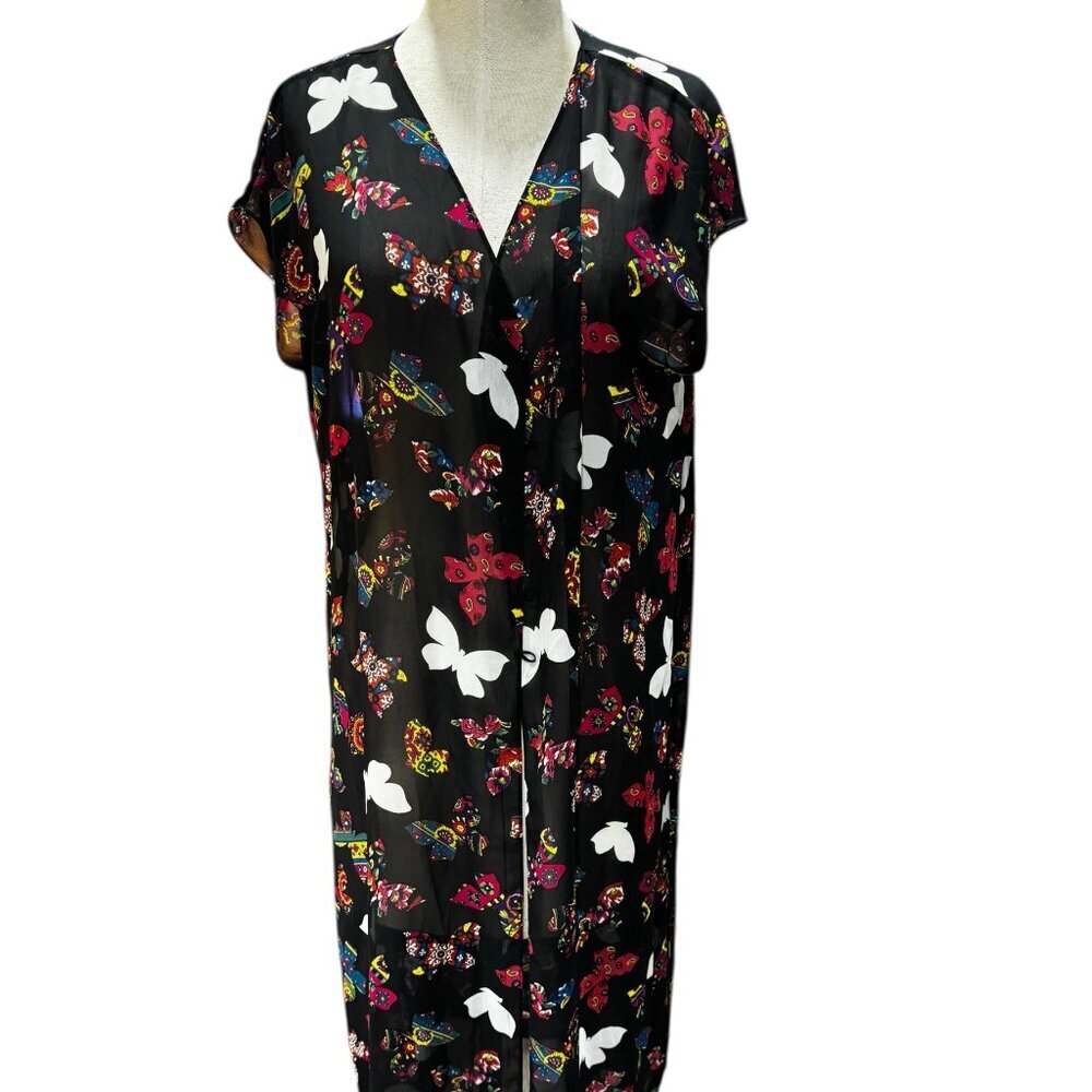 Vintage Victoria’s Secret Gold Label Butterfly Kimono Robe (90s) – Size M